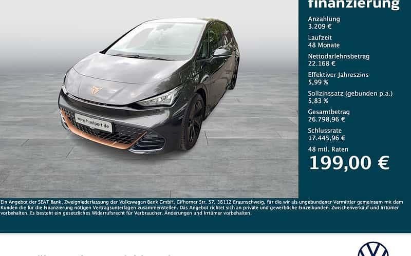 Grau Gebraucht 2023 Cupra Born e-Boost Kleinwagen | 25.377 € (Superpreis) - Bild 1/4