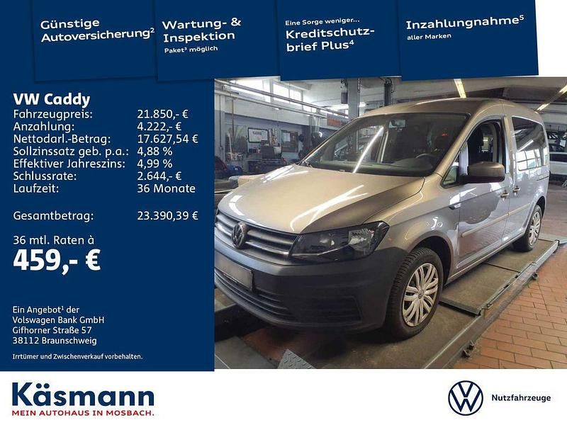 Beige Gebraucht 2019 VW Caddy Trendline Van / Kleinbus | 21.850 € (Teuer) - Bild 1/4