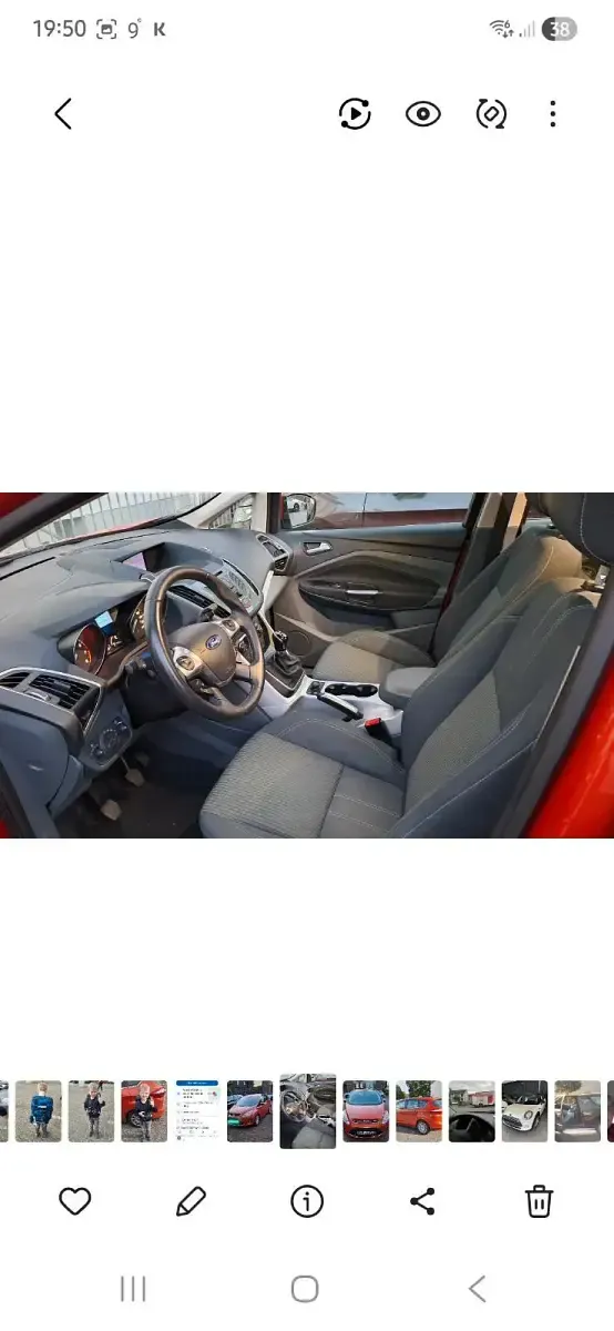 Gebraucht Ford C-MAX 2010 Orange Van / Kleinbus