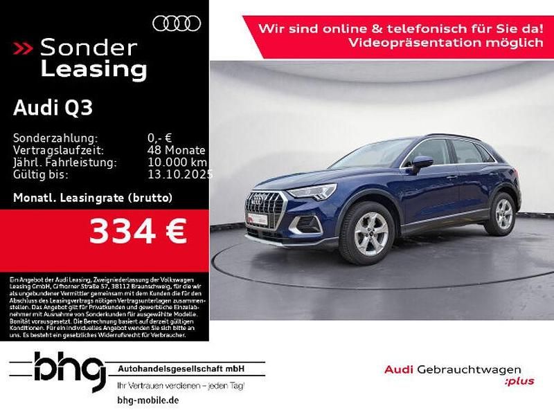Navarrablau metallic Gebraucht 2024 Audi Q3 Advanced SUV | 37.930 € (Fairer Preis) - Bild 1/4
