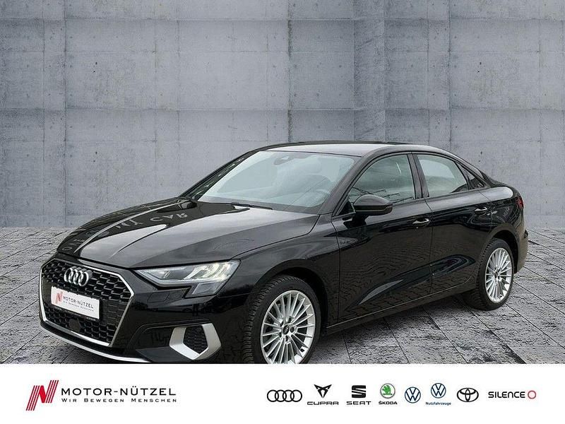 Mythosschwarz metallic Gebraucht 2021 Audi A3 Advanced Plus Limousine | 25.450 € (Fairer Preis) - Bild 1/4