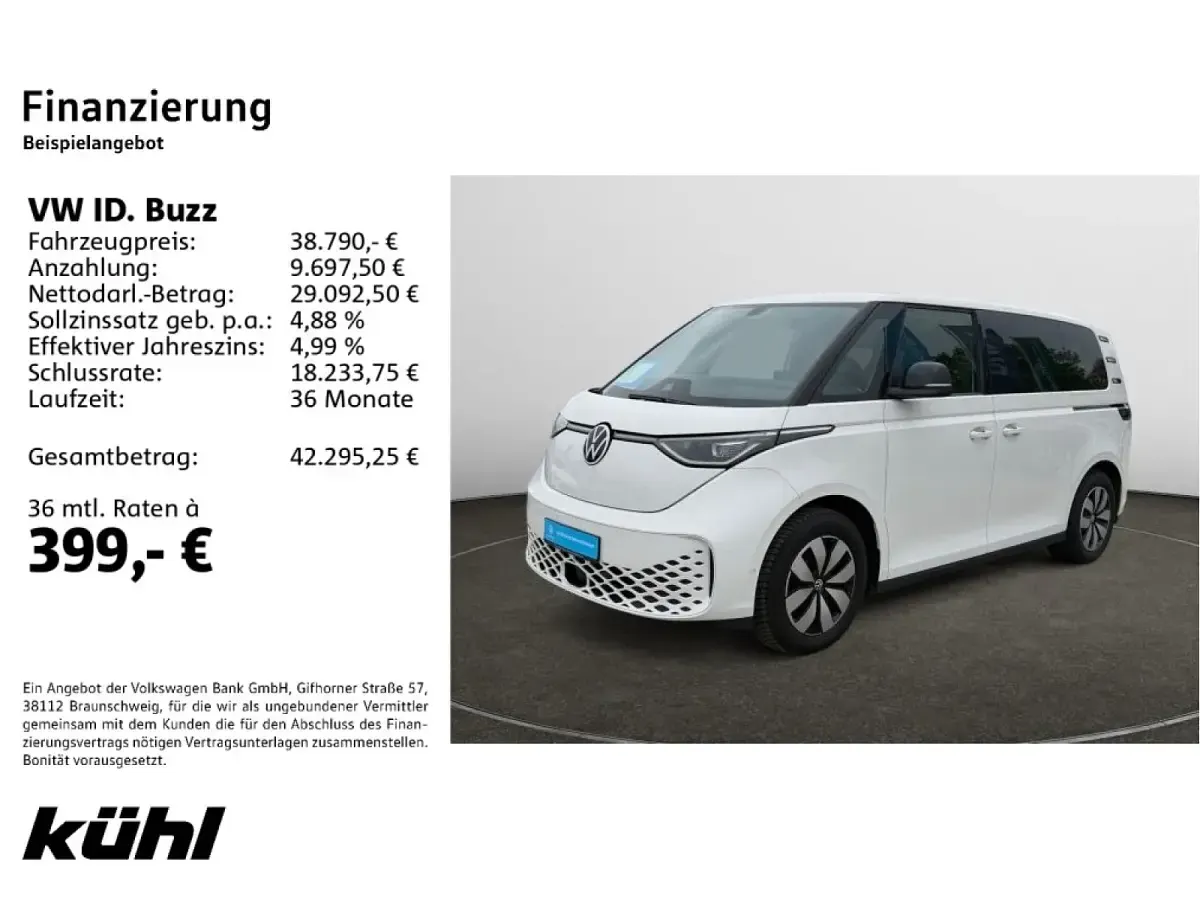 Brugt VW ID. Buzz Pro 150 kW (204 HK) 2022 MPV