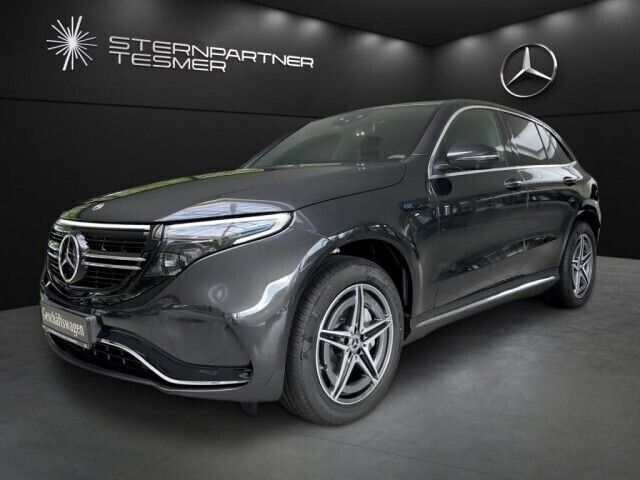 Grau Gebraucht 2022 Mercedes EQC400 AMG line SUV | 69.700 € - Bild 1/4