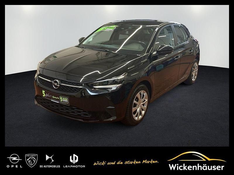 Gebraucht Opel Corsa-e Edition 100 kW (136 PS) 2022 Diamant schwarz/karbon schwarz Kleinwagen