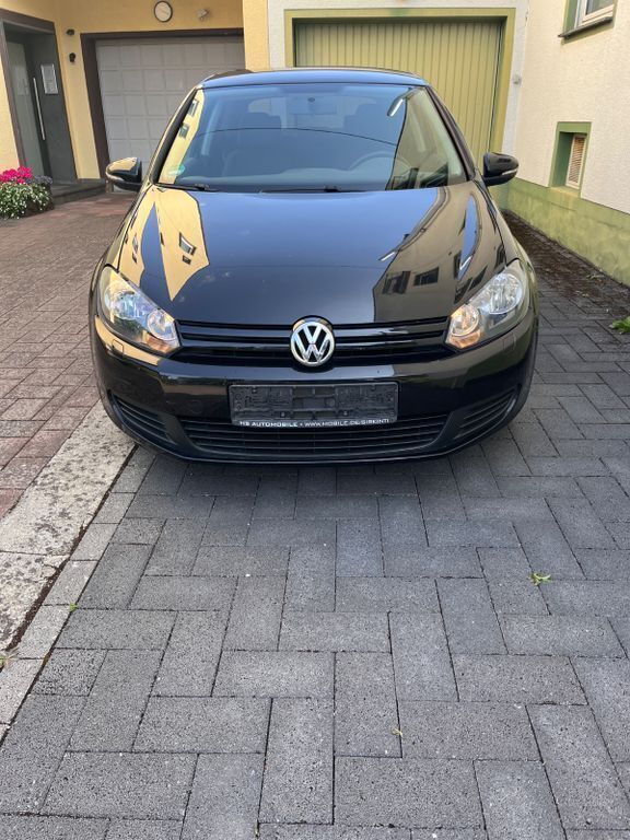Schwarz Gebraucht 2009 VW Golf VI Comfortline Limousine | 1.999 € (Superpreis) - Bild 1/4