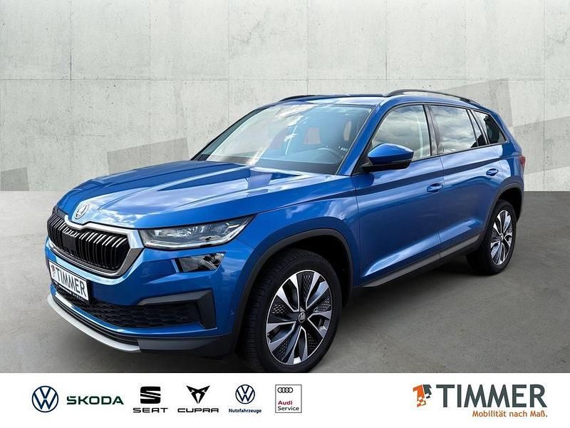 Blau Gebraucht 2022 Skoda Kodiaq SUV | 28.880 € (Guter Preis) - Bild 1/4