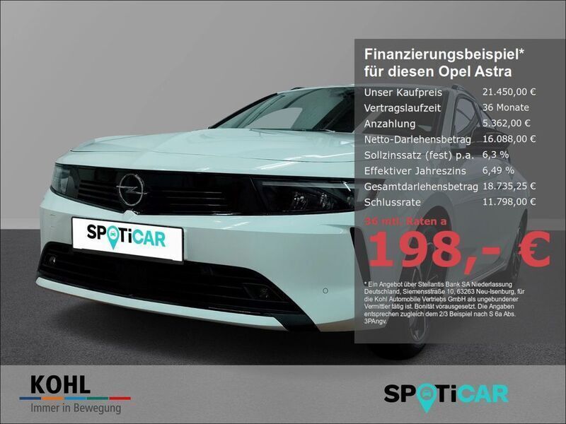 Uni) (weiss Gebraucht 2024 Opel Astra Edition Kombi | 21.450 € (Guter Preis) - Bild 1/4