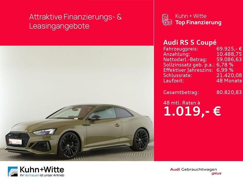 Individuallackierungen audi exclusive Gebraucht 2022 Audi RS5 Ambiente Coupé | 69.925 € (Fairer Preis) - Bild 1/3