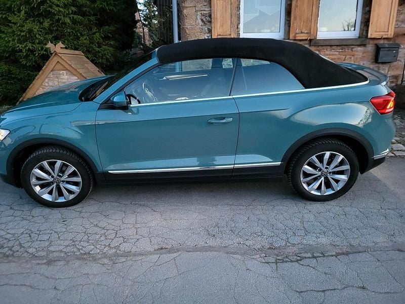 Gebraucht VW T-Roc Cabriolet Style 150 PS (110 kW) 2021 Grün Cabrio