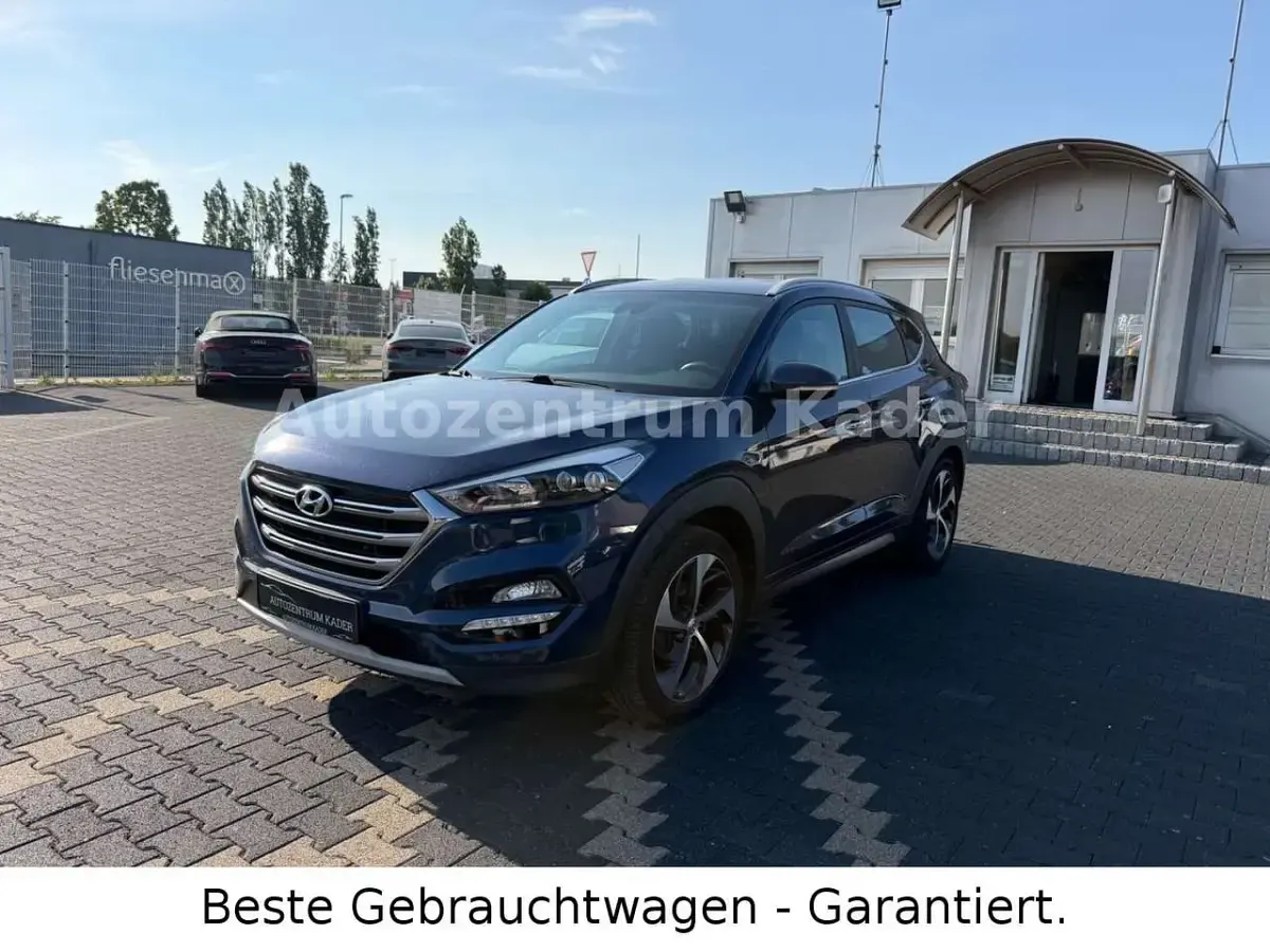 Gebraucht Hyundai Tucson Premium 177 PS (130 kW) 2017 Stargazing blue SUV