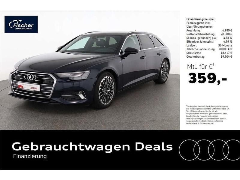 Blau Gebraucht 2021 Audi A6 S-Line Kombi | 34.980 € (Guter Preis) - Bild 1/4