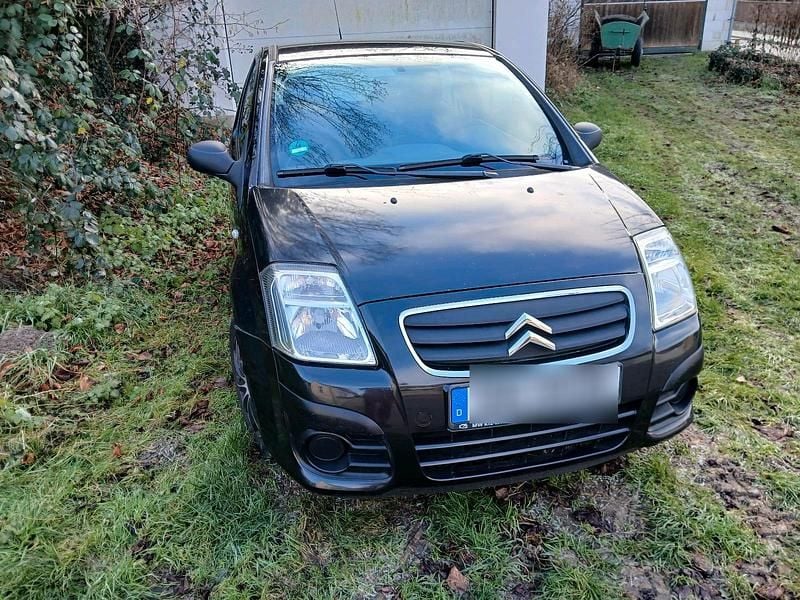 Schwarz Gebraucht 2009 Citroën C2 Kleinwagen | 1.899 € - Bild 1/4