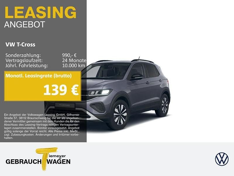 Gebraucht VW T-Cross Goal 95 PS (69 kW) 2025 Grau SUV