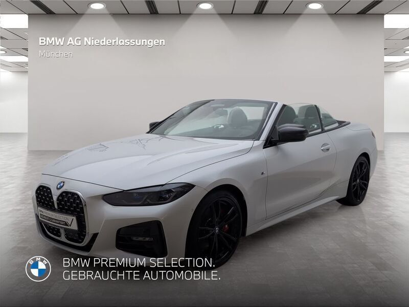 Weiß Gebraucht 2021 BMW 430 Cabriolet M Sport Cabrio | 50.706 € (Teuer) - Bild 1/4