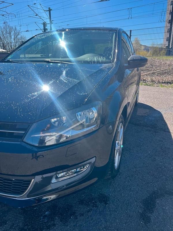 Gebraucht VW Polo 2010 Schwarz Kleinwagen