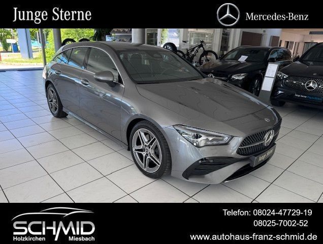 Grau Gebraucht 2024 Mercedes CLA200 Shooting Brake AMG Line Premium Kombi | 35.350 € (Fairer Preis) - Bild 1/4