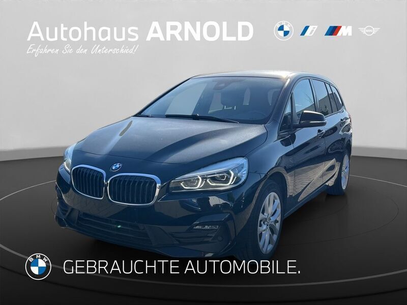 Schwarz Gebraucht 2021 BMW 218 Gran Tourer Advantage Van / Kleinbus | 17.610 € (Fairer Preis) - Bild 1/4