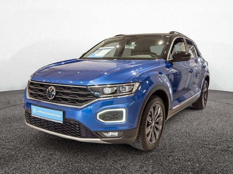 Gebraucht VW T-Roc Sportline 190 PS (139 kW) 2021 Ravennablau metallic/schwarz SUV