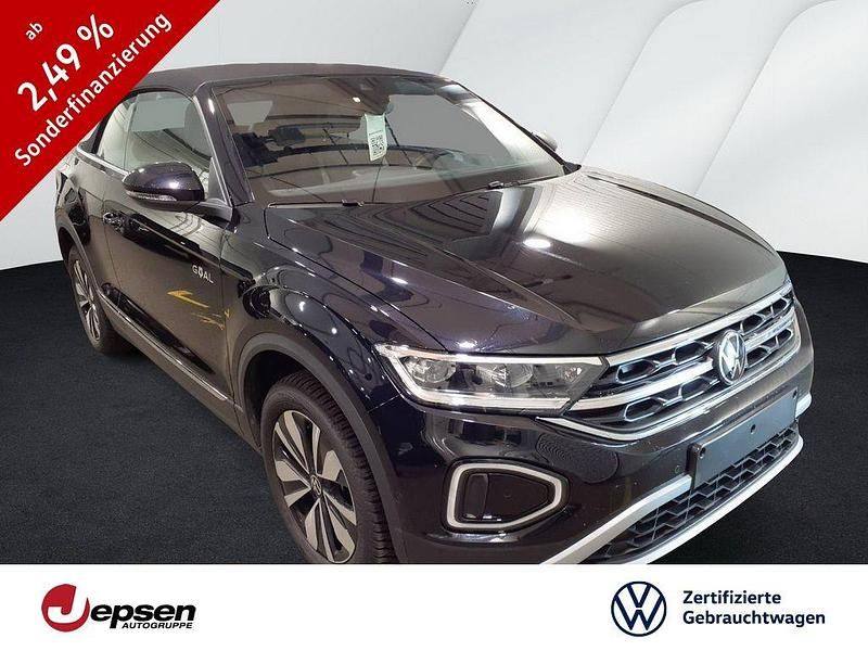 Gebraucht VW T-Roc Cabriolet Goal 116 PS (85 kW) 2025 Deep black perleffekt schwarz Cabrio