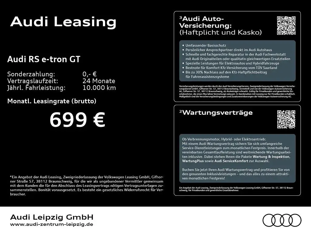 Gebraucht Audi RS e-tron GT Sport 439 kW (598 PS) 2023 Grau Limousine
