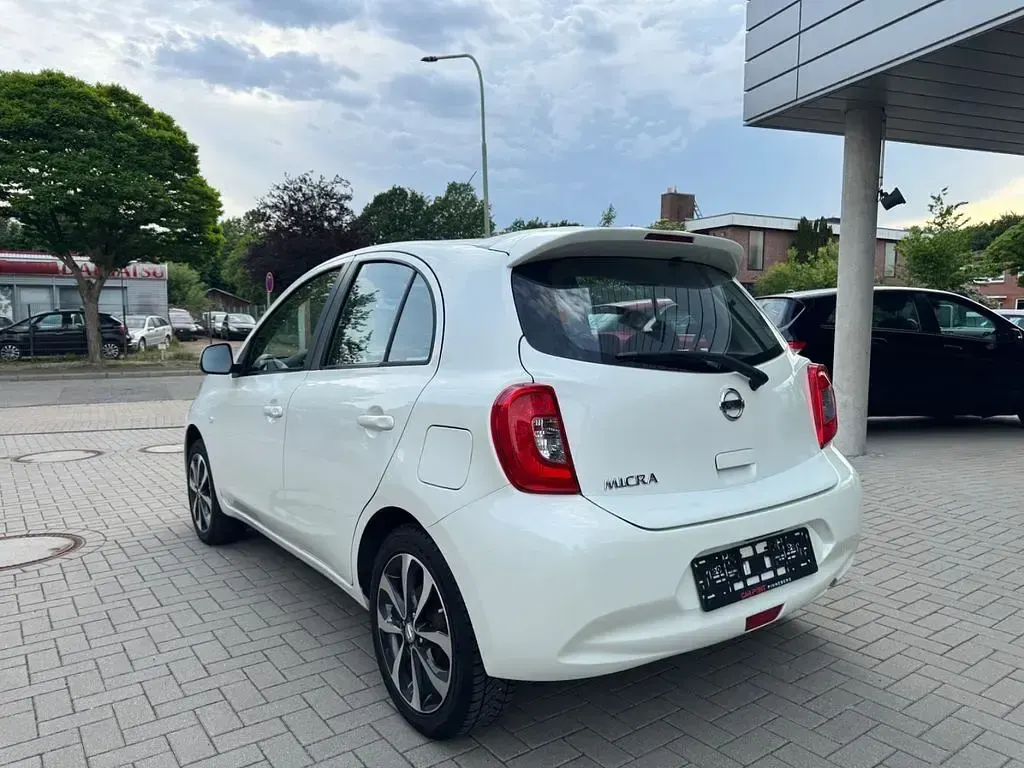 Gebraucht Nissan Micra Acenta 80 PS (58 kW) 2014 Weiß Kleinwagen