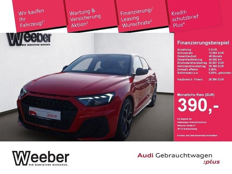 Rot Gebraucht 2024 Audi A1 Sportback S-Line Kleinwagen | 25.990 € (Fairer Preis) - Bild 1/4