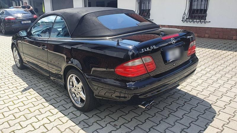 Schwarz Gebraucht 2002 Mercedes CLK55 AMG AMG Cabrio | 24.900 € - Bild 1/4