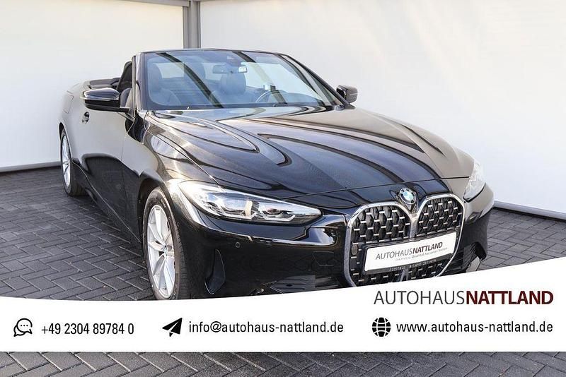Schwarz Gebraucht 2022 BMW 420 Sport Line Cabrio | 34.950 € (Superpreis) - Bild 1/4