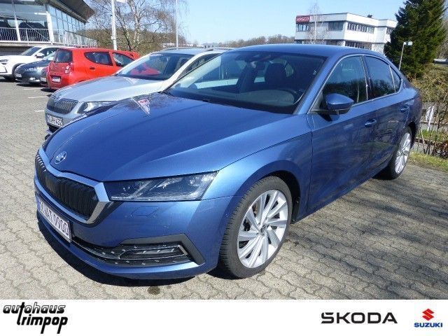 Titanblau Gebraucht 2021 Skoda Octavia First Edition Limousine | 24.990 € (Etwas zu teuer) - Bild 1/4