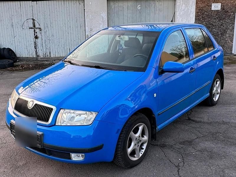 Gebraucht Skoda Fabia 75 PS (55 kW) 2003 Blau Kleinwagen