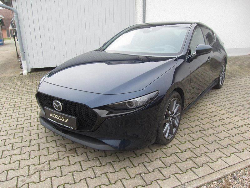 Mitternachtsblau Gebraucht 2020 Mazda 3 Selection Limousine | 17.890 € (Fairer Preis) - Bild 1/4
