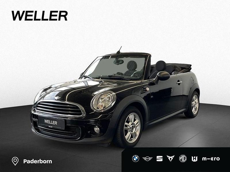 Midnight black (schwarz) Gebraucht 2012 Mini One Cabriolet Pepper Cabrio | 4.700 € (Superpreis) - Bild 1/4