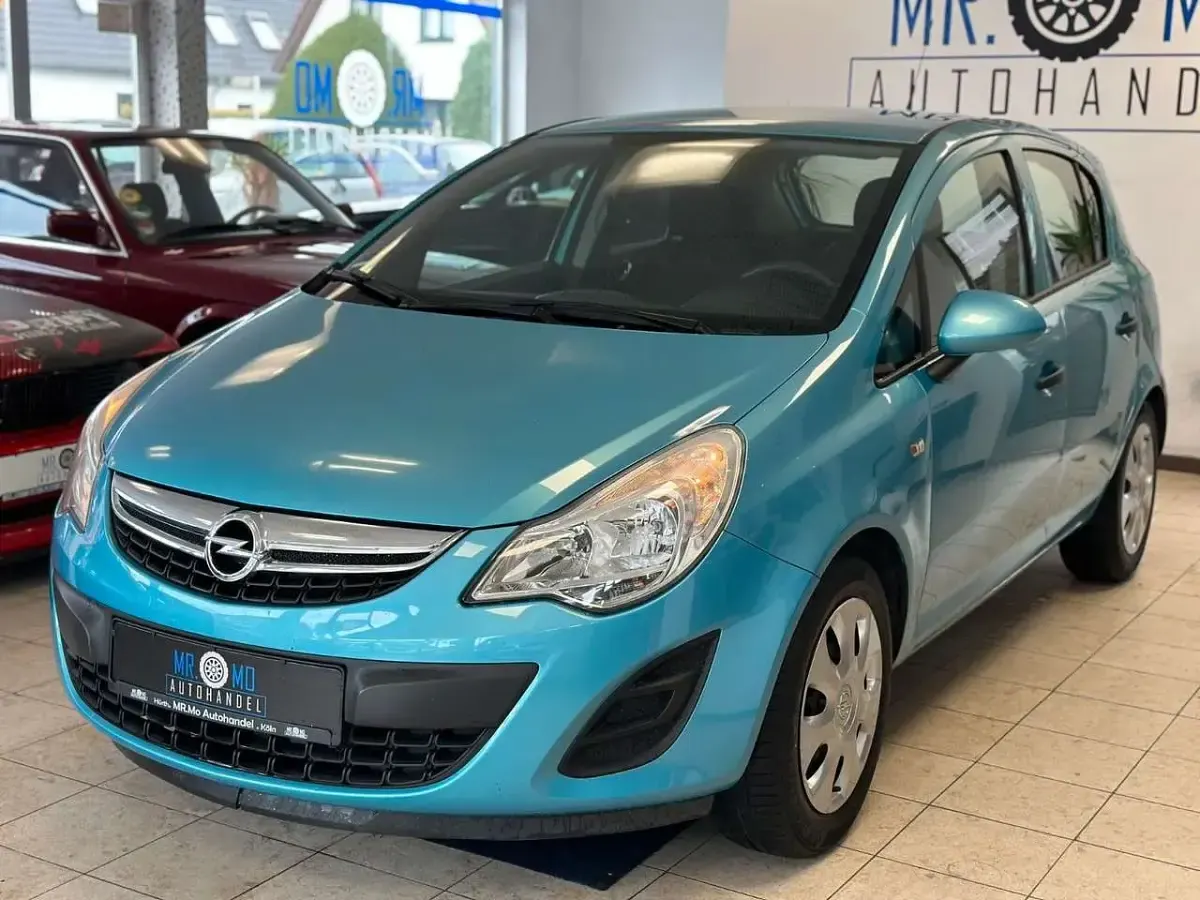 Usata Opel Corsa Selection 69 CV (50 kW) 2011 Blu Berlina