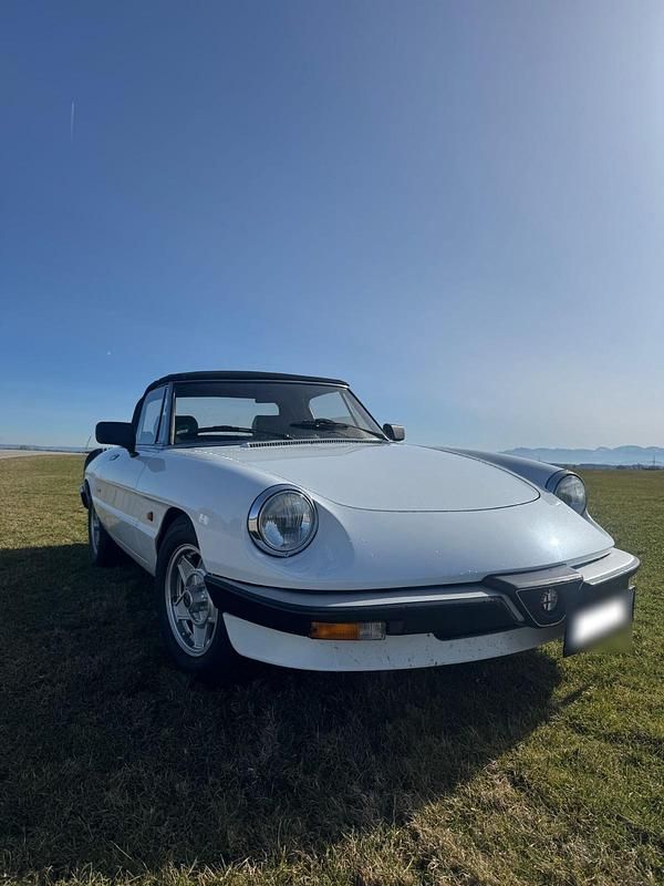 Gebraucht Alfa Romeo Spider 126 PS (92 kW) 1989 Weiß Cabrio
