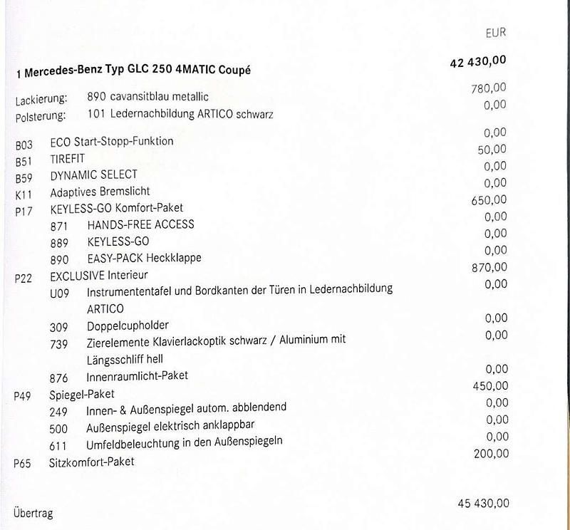 Gebraucht Mercedes GLC250 211 PS (155 kW) 2019 Coupé