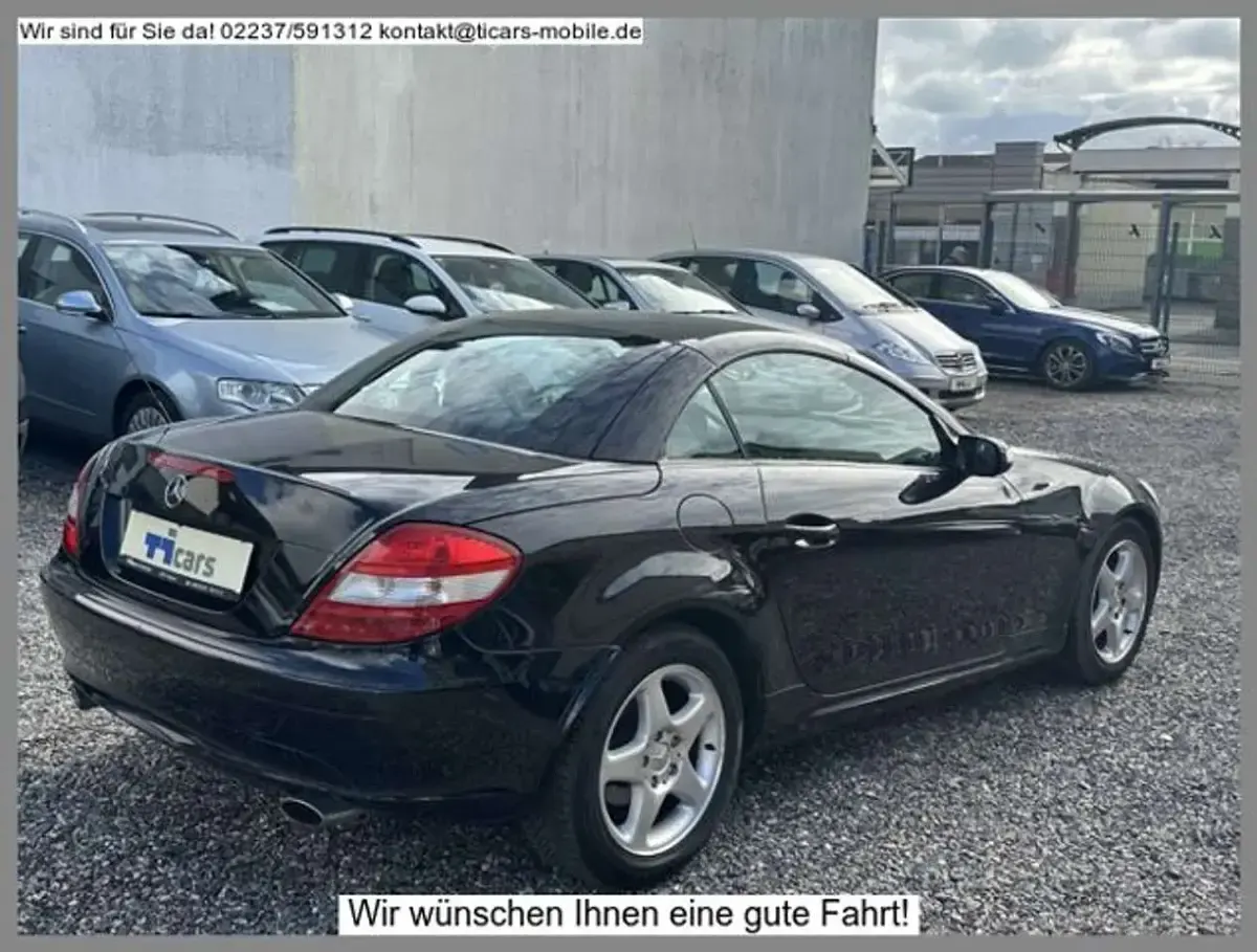 Gebraucht Mercedes SLK280 231 PS (169 kW) 2005 Obsidianschwarz  me (metallic) Cabrio