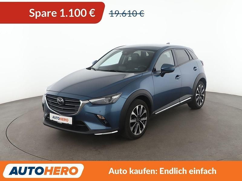 Blau Gebraucht 2020 Mazda CX-3 Selection SUV | 18.510 € (Fairer Preis) - Bild 1/3