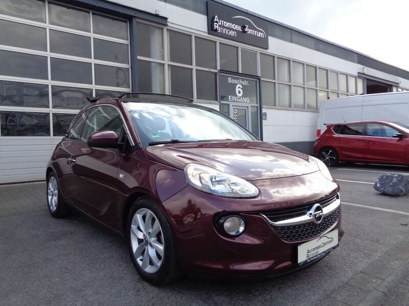 Samtrot (p2)/berry red (p2) Gebraucht 2018 Opel Adam Open Air Kleinwagen | 12.990 € (Fairer Preis) - Bild 1/4