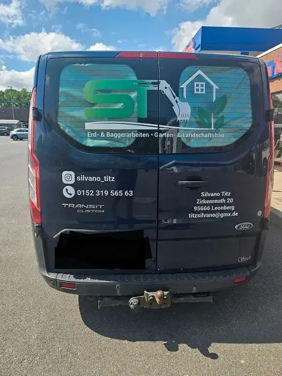 Käytetty Ford Transit Custom 131 HP (96 kW) 2017 Sininen Tila-auto