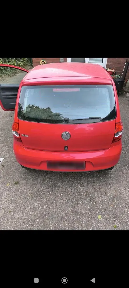 Usata VW Fox 54 CV (39 kW) 2006 Rosso Utilitaria