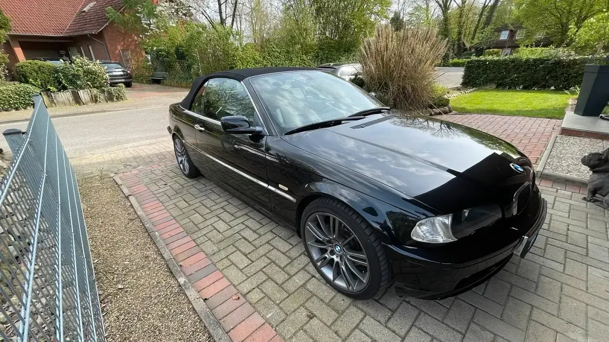 Gebraucht BMW 320 170 PS (125 kW) 2001 Schwarz Cabrio