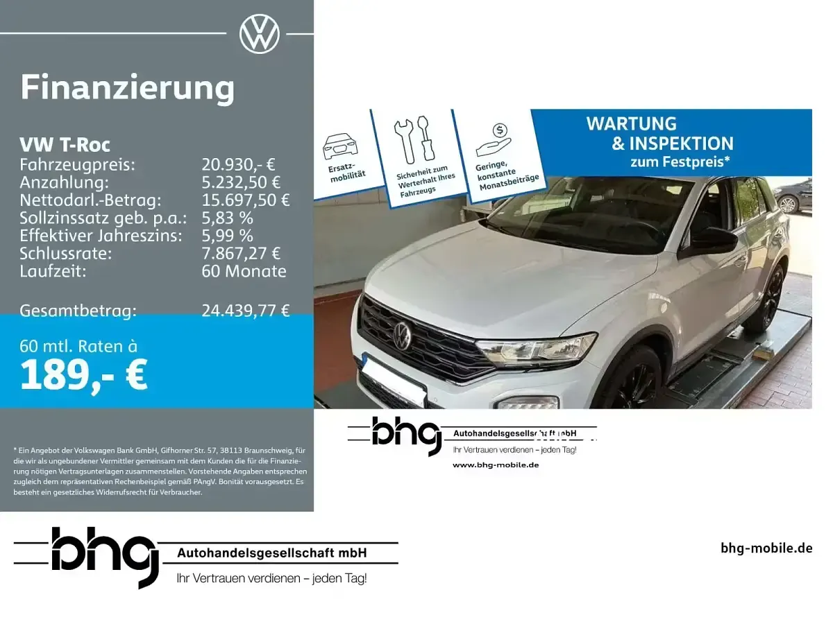 Gebraucht VW T-Roc Sportline 150 PS (110 kW) 2021 SUV