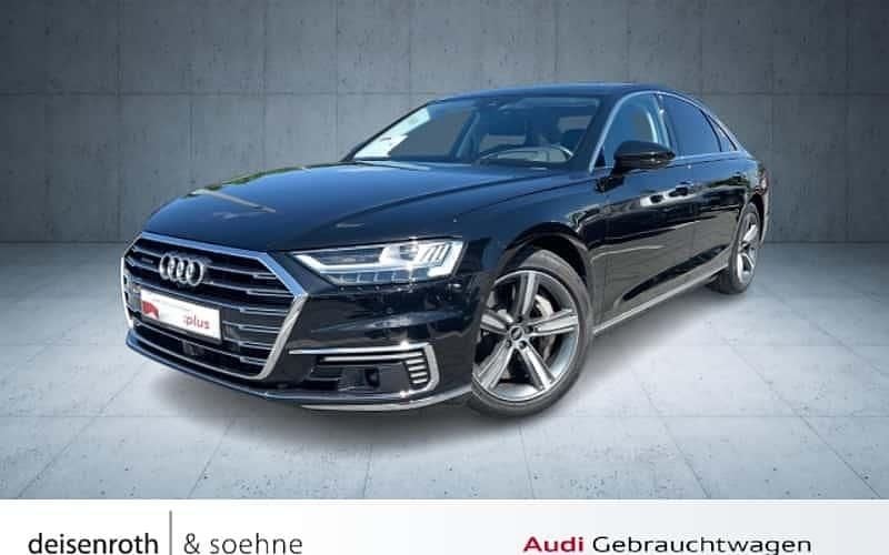 Schwarz Gebraucht 2021 Audi A8 Comfort Limousine | 49.920 € (Superpreis) - Bild 1/4