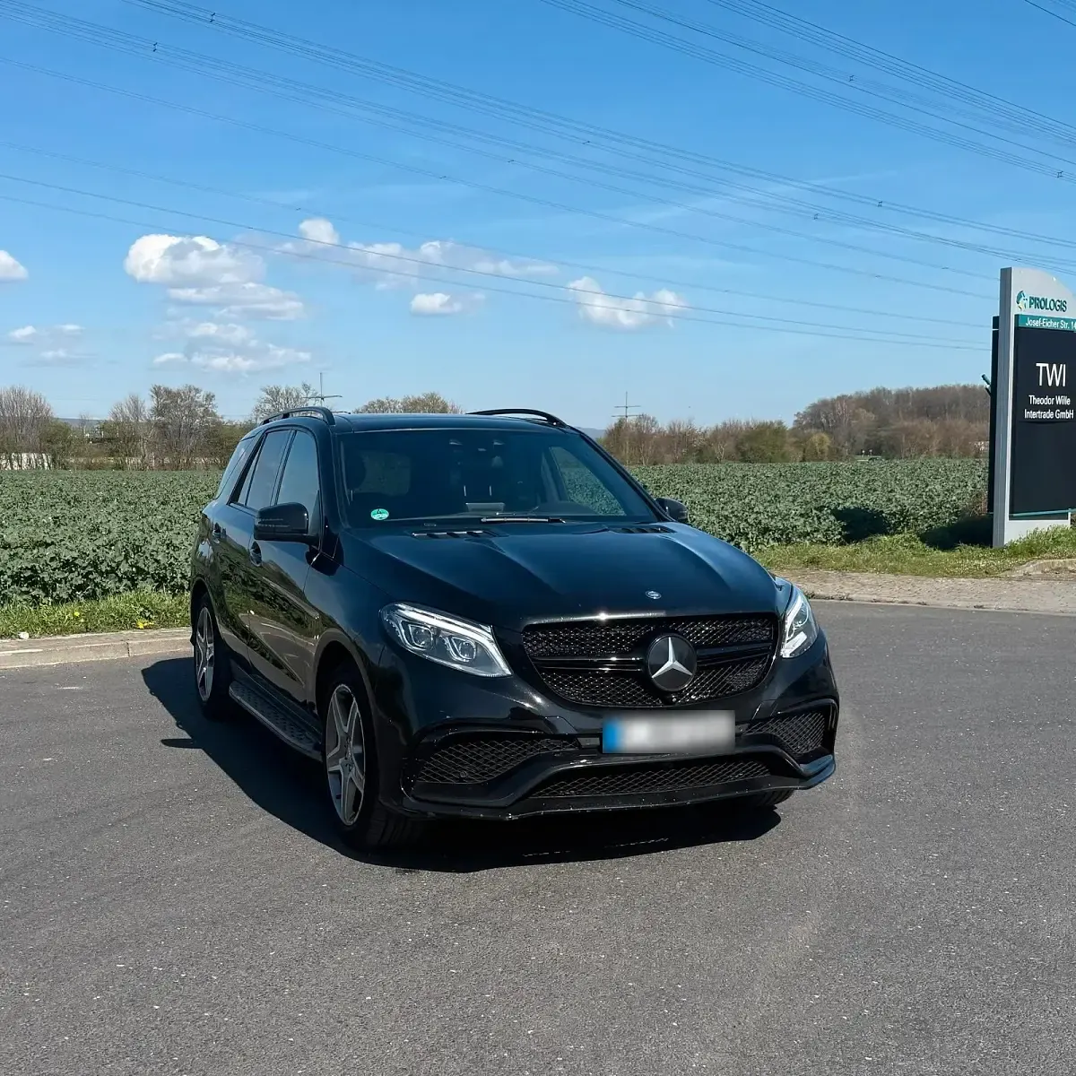 Gebraucht Mercedes GLE350 2015 Schwarz SUV