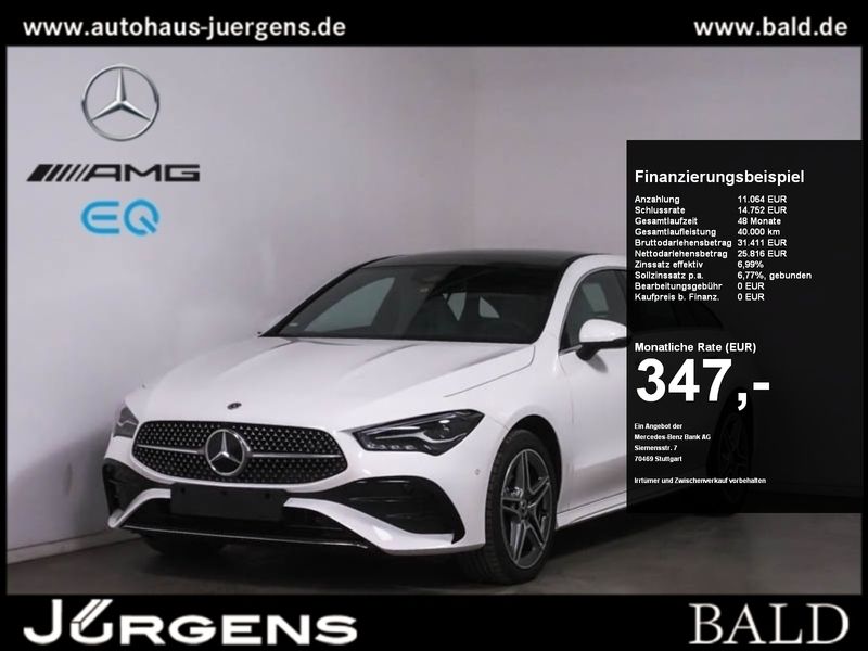 Weiß Gebraucht 2024 Mercedes CLA250e Shooting Brake Advanced Kombi | 36.490 € (Fairer Preis) - Bild 1/4
