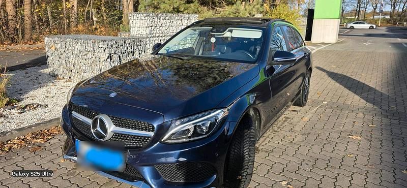 Gebraucht Mercedes C220 AMG 170 PS (125 kW) 2015 Blau Kombi