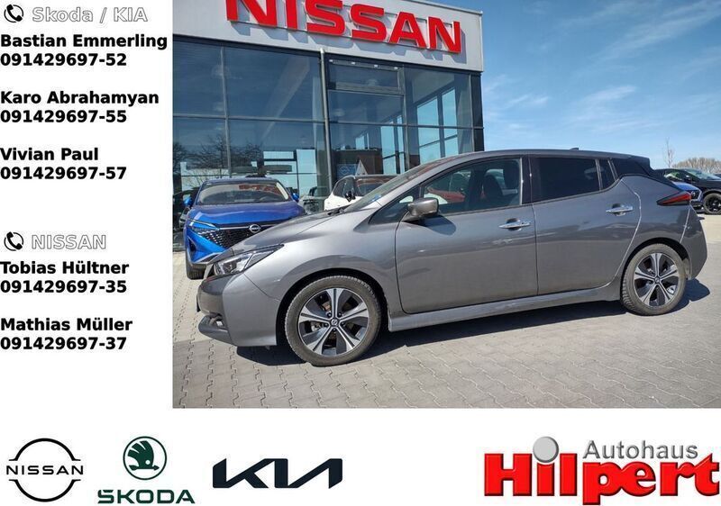 Dark mettalic grey (metallic) Gebraucht 2022 Nissan Leaf N-Connecta Kleinwagen | 15.490 € (Fairer Preis) - Bild 1/4