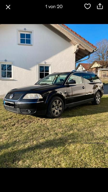 Gebraucht VW Passat 130 PS (95 kW) 2002 Schwarz Kombi