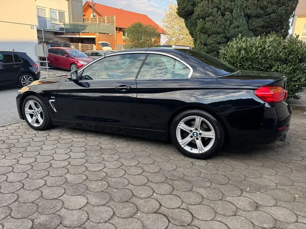 Gebraucht BMW 420 Cabriolet Sport Line 184 PS (135 kW) 2016 Schwarz Cabrio