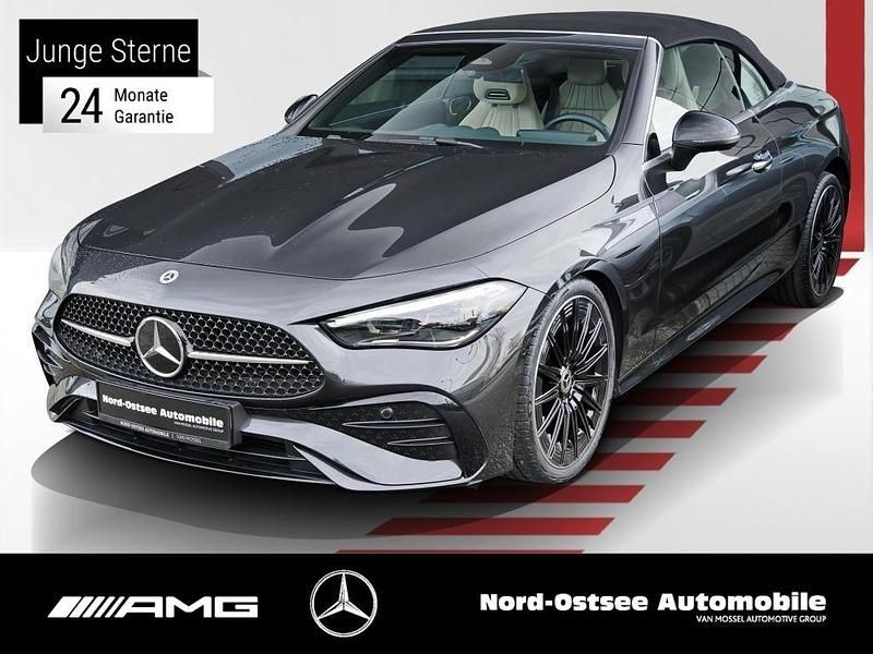 Metalliclack graphitgrau Gebraucht 2024 Mercedes CLE200 AMG Cabrio | 54.890 € - Bild 1/4